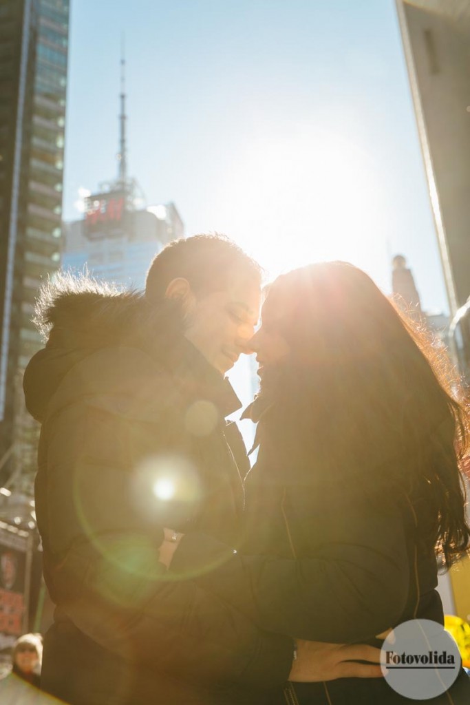 Demande en mariage à New-York