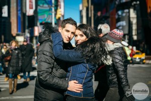 Demande en mariage à New-York