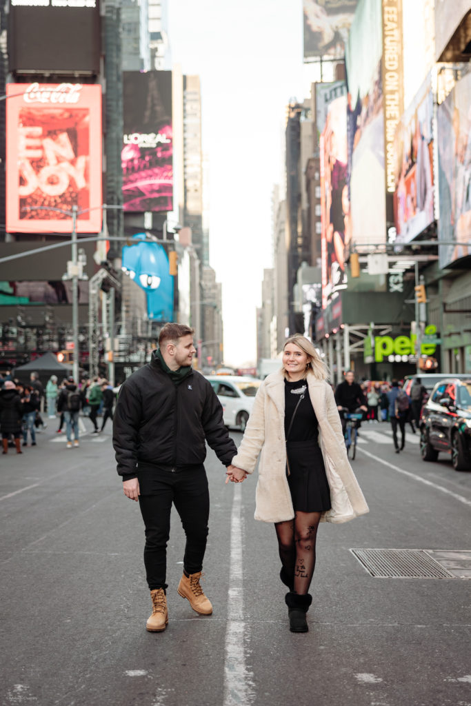 Demande en mariage à New York